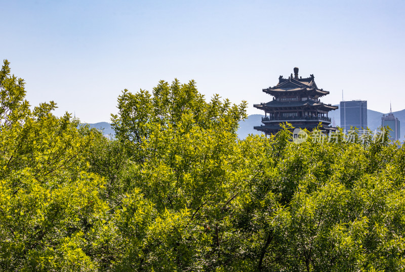 济南大明湖超然楼城市建筑景观