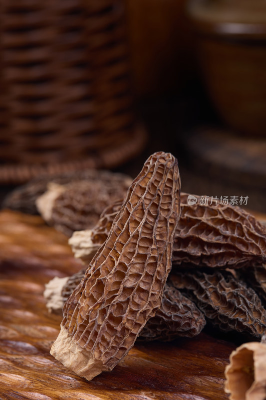 羊肚菌干 野生菌 干羊肚菌 干货 松茸菌