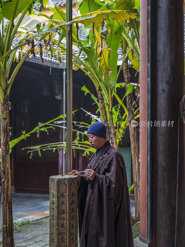 安徽池州九华山甘露寺