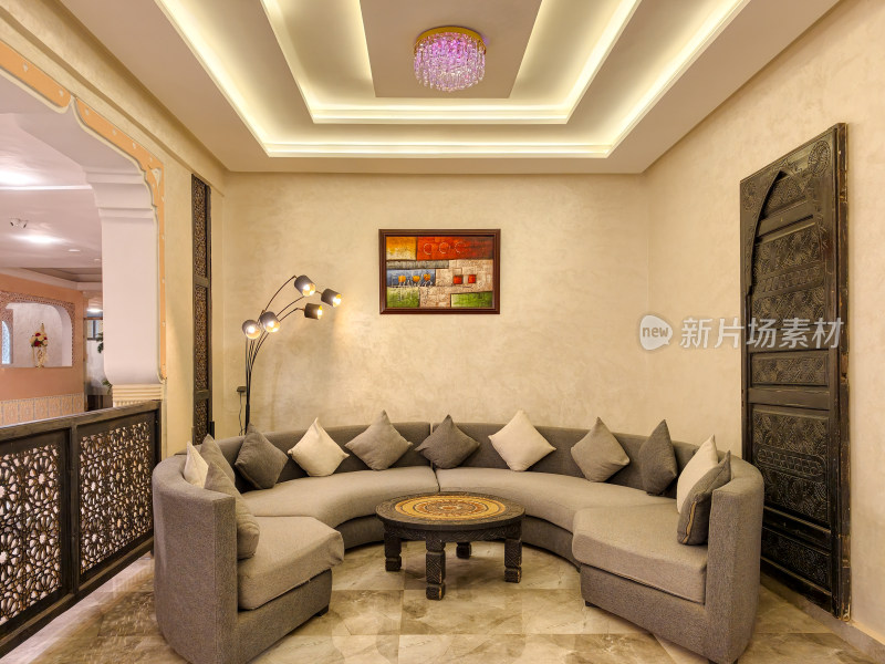 现代风格室内沙发客厅场景