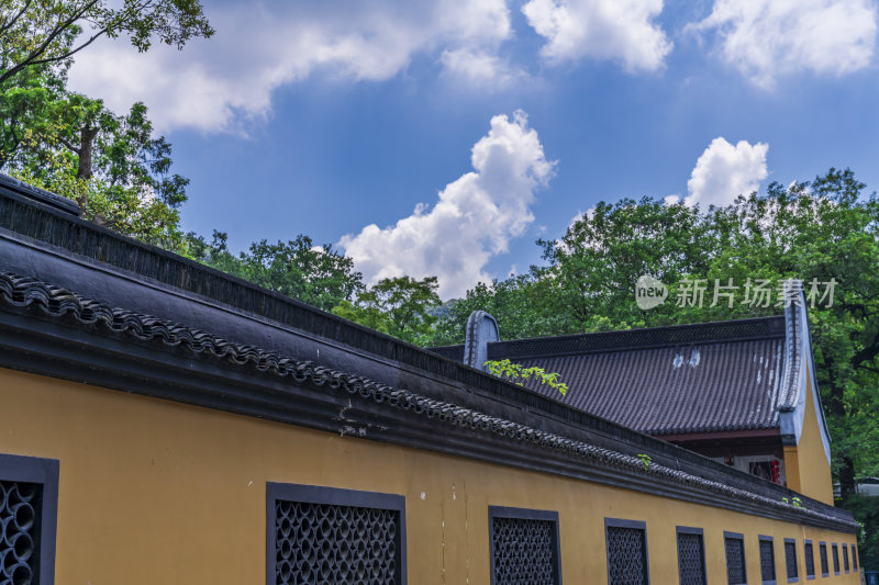 杭州西湖三天竺法镜寺古建筑风景