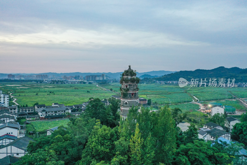 达州市开江县荷花宝塔