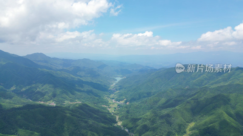 航拍江西吉安井冈山黄洋界景区