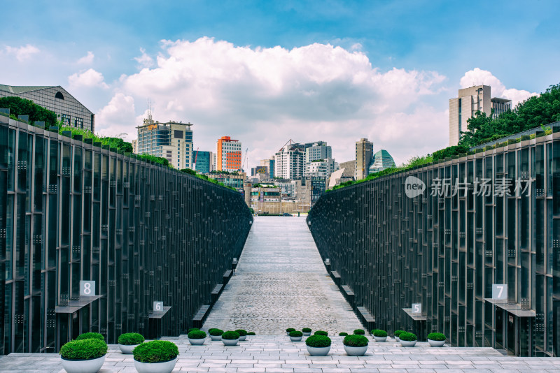 韩国首尔梨花女子大学著名建筑景观