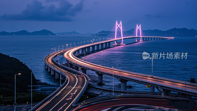 港珠澳大桥夜景