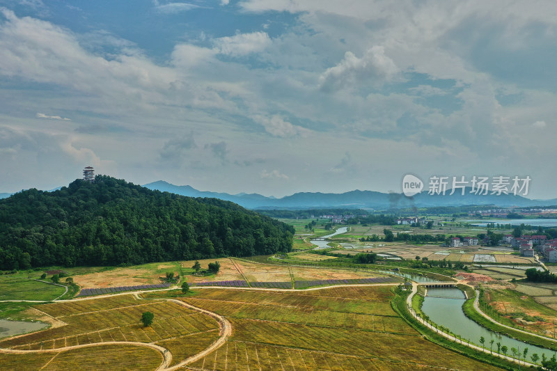 江西景德镇高岭村乡村风光