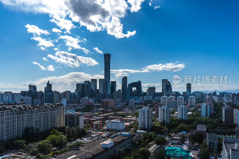 中国尊领衔 北京繁华都市的地标风采