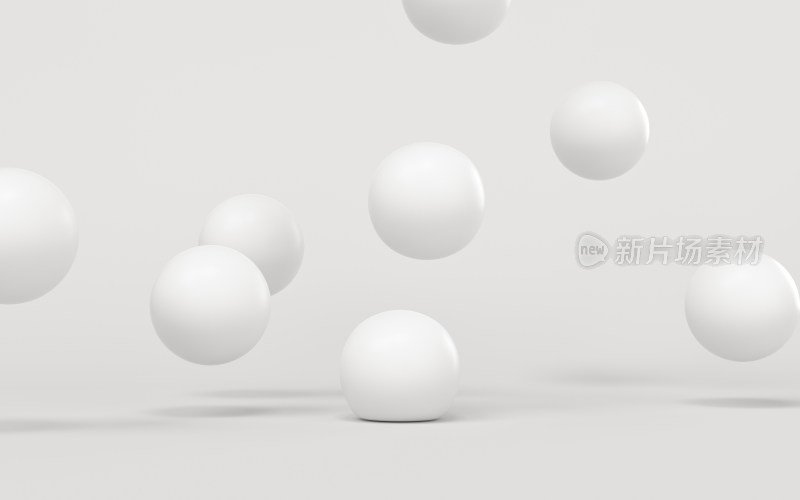 创意弹性球体 3D渲染