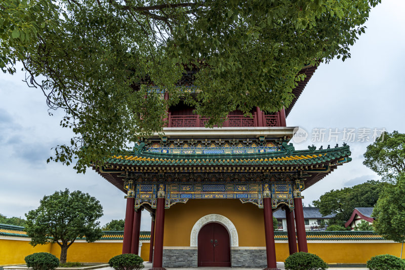 浙江舟山普陀山宝陀讲寺风光