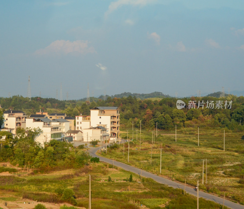 江西上饶的农村田园风景