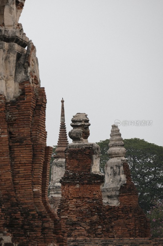 泰国大城府佛教寺庙遗迹