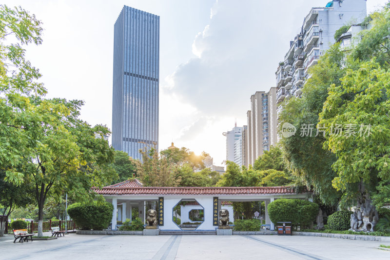 武汉江岸区小南湖公园风景