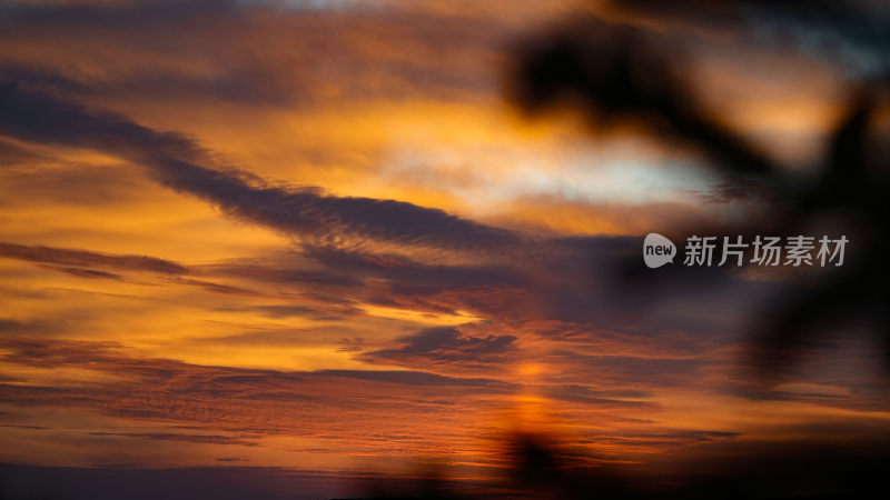 夕阳美景的震撼