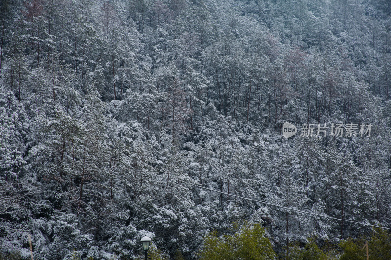 雪后的大山