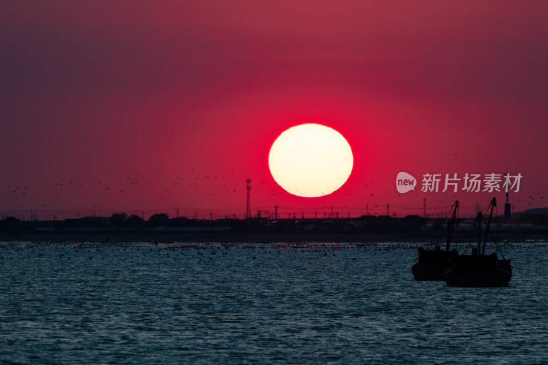 海阳市连理岛日落