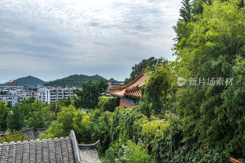 江苏徐州户部山戏马台古建筑群景点景观