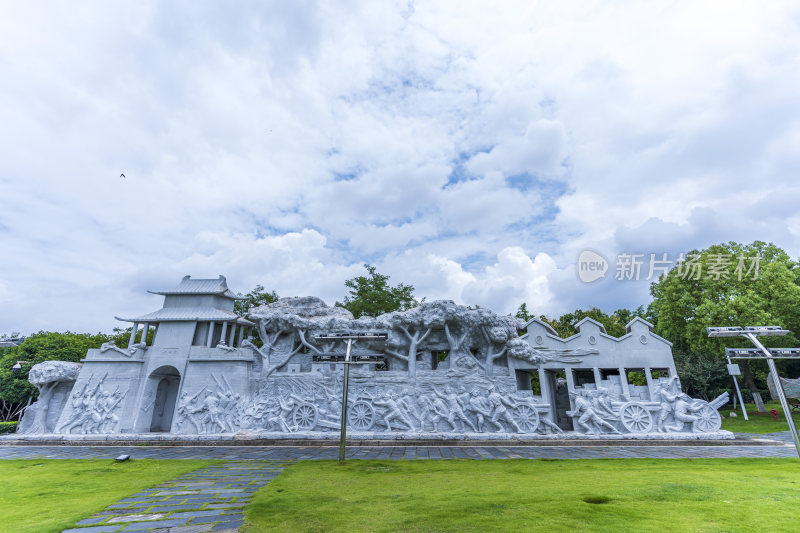 武汉武昌区楚望台遗址公园风景