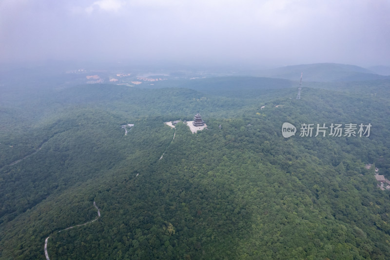 滁州琅琊山风景区航拍图