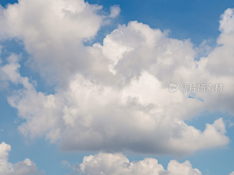 天空蓝天白云云朵高清背景壁纸素材