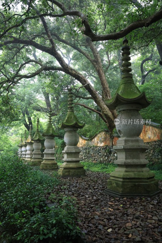 天台山国清寺七佛塔