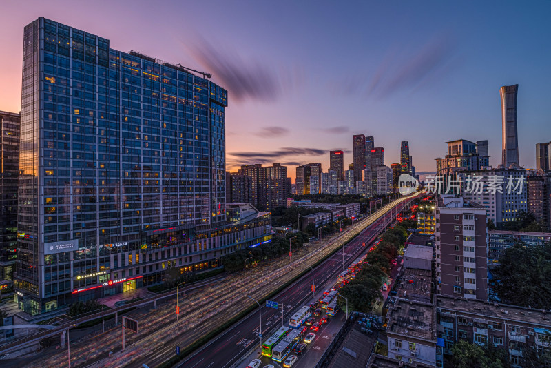 北京城市夜景