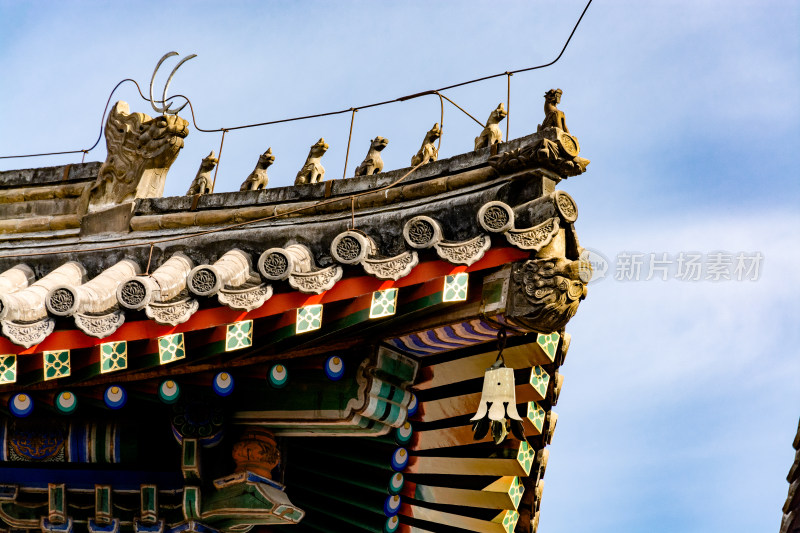 北京万寿寺的屋脊角兽-DSC_6949