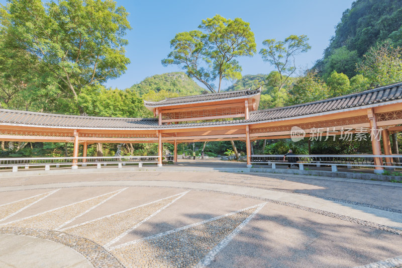 广西柳州大龙潭风景区龙潭公园芦笙坪