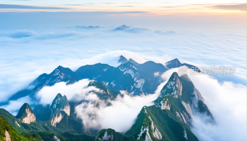 华山云海美景