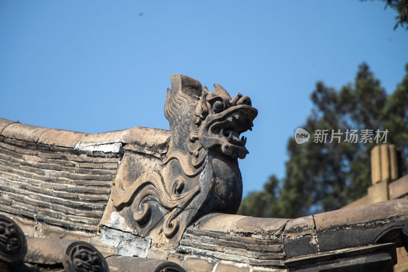 山西长治法兴寺屋脊装饰