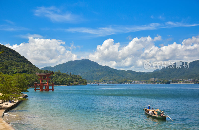 世界著名景点宫岛风景