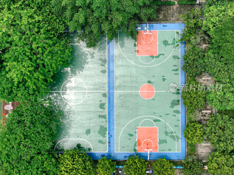 广东珠海学校篮球场