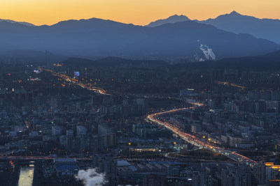 北京城市夜景