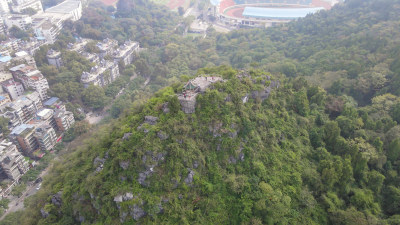 广西桂林山水甲天下哈斯特地貌奇山航拍