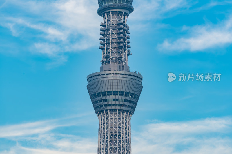 日本东京著名地标建筑东京天空树晴空塔