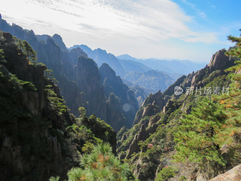 中国安徽黄山旅游风光