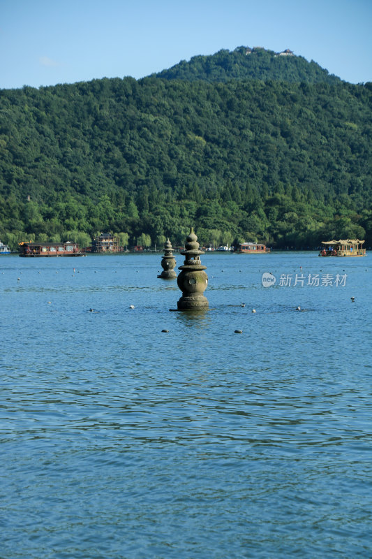 夏天杭州西湖美景