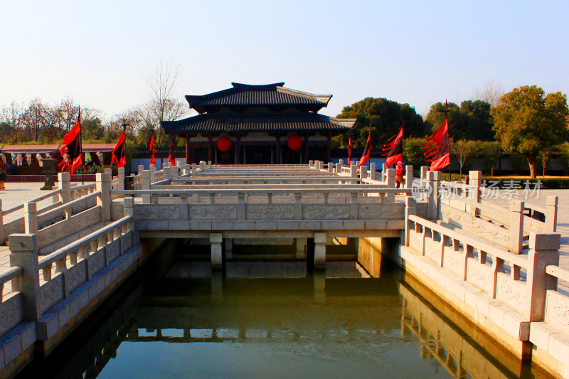 古建筑三国城装饰