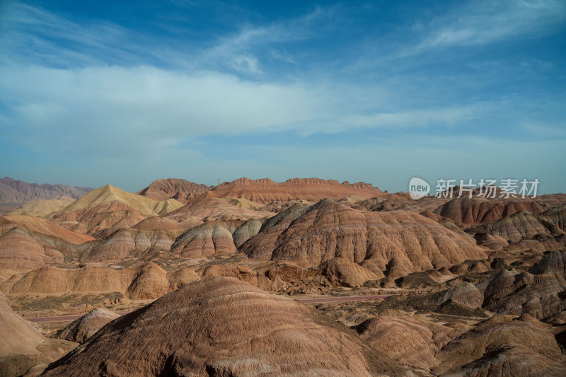 甘肃张掖七彩丹霞风景