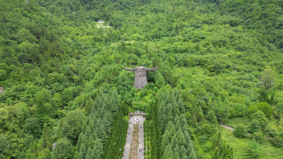 航拍湖北神农架神农坛景区