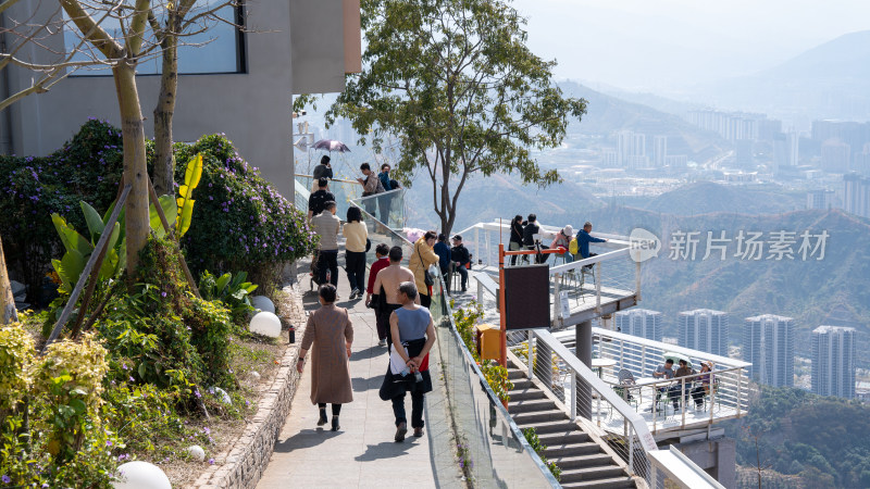 春节期间攀枝花市东华山山体体育公园综合