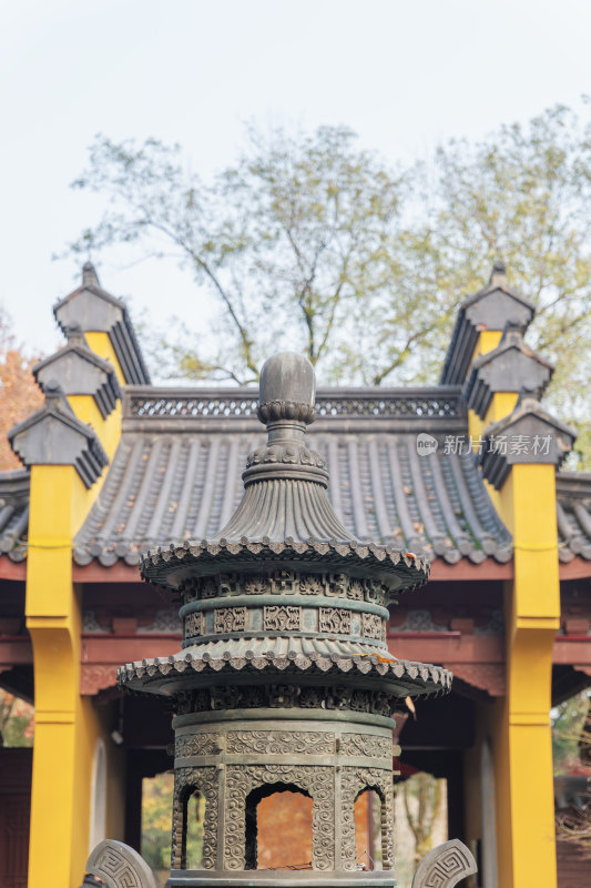 浙江杭州永福寺寺庙建筑