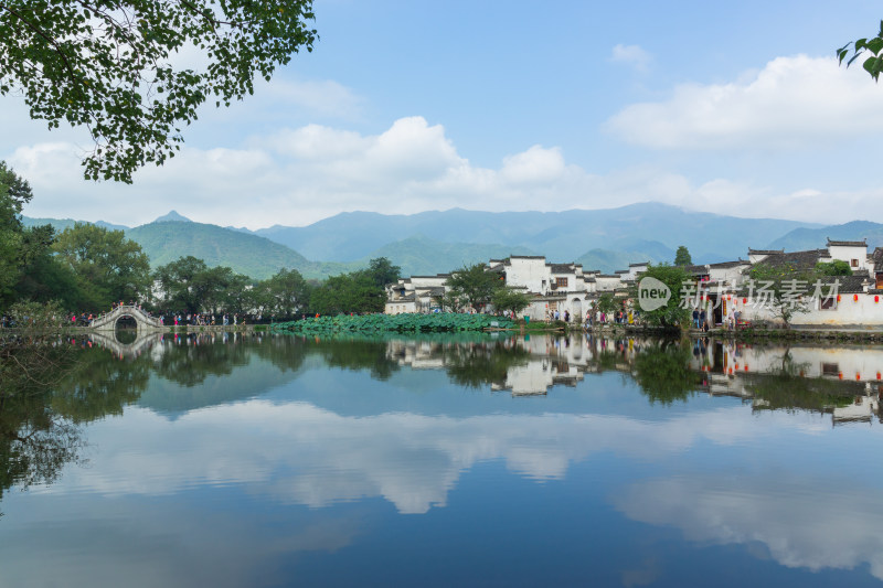 安徽宏村秋天风景