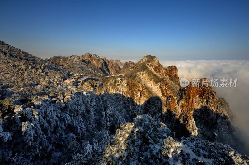 大美中国自然风光黄山风景区旅游景点