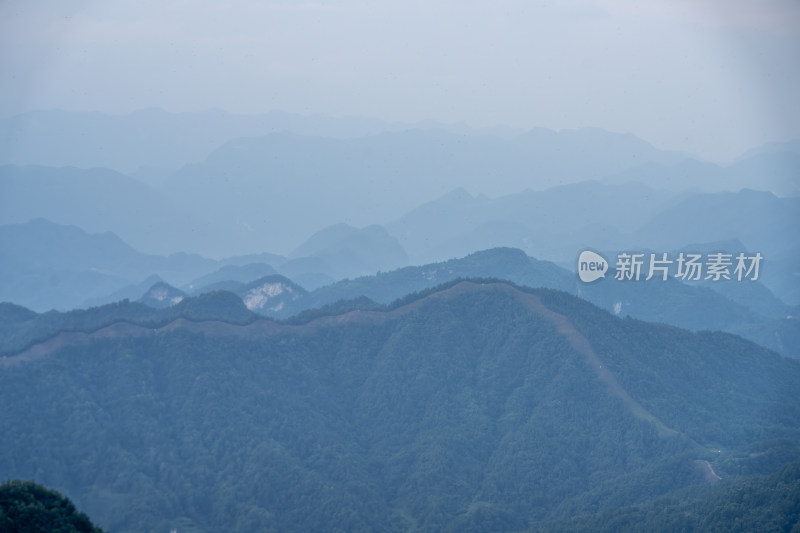 中国湖南张家界的壮丽山脉景观