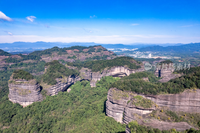 韶关丹霞山航拍图