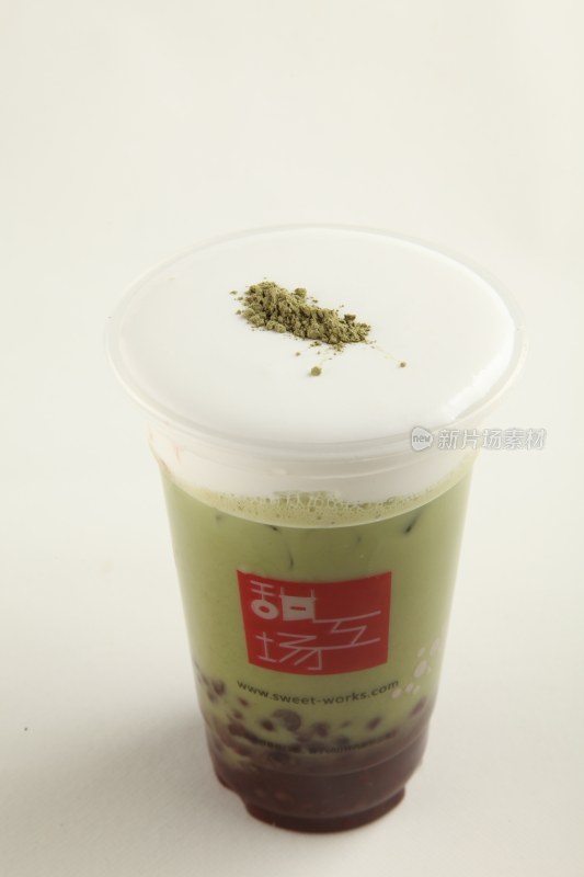 红豆绿抹打奶