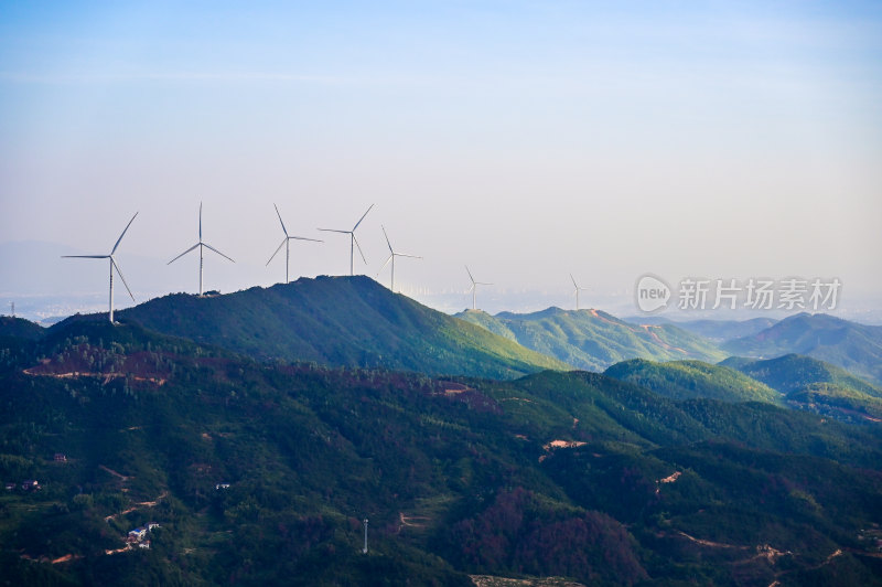 湖南蓬源仙风车山风光