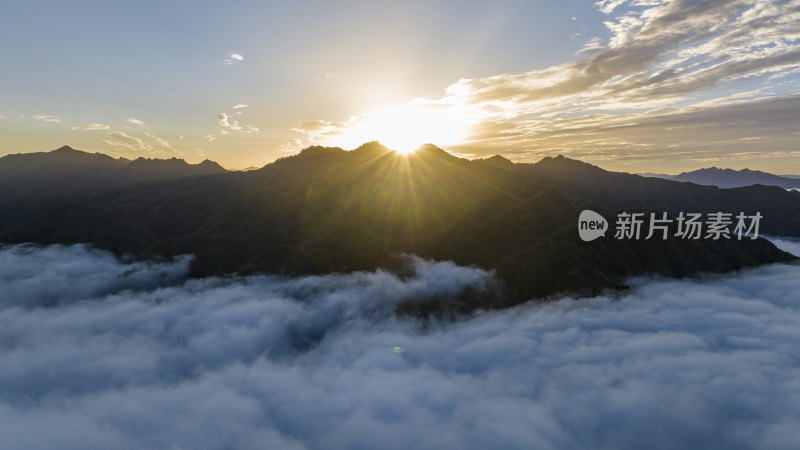 秦岭日出云海