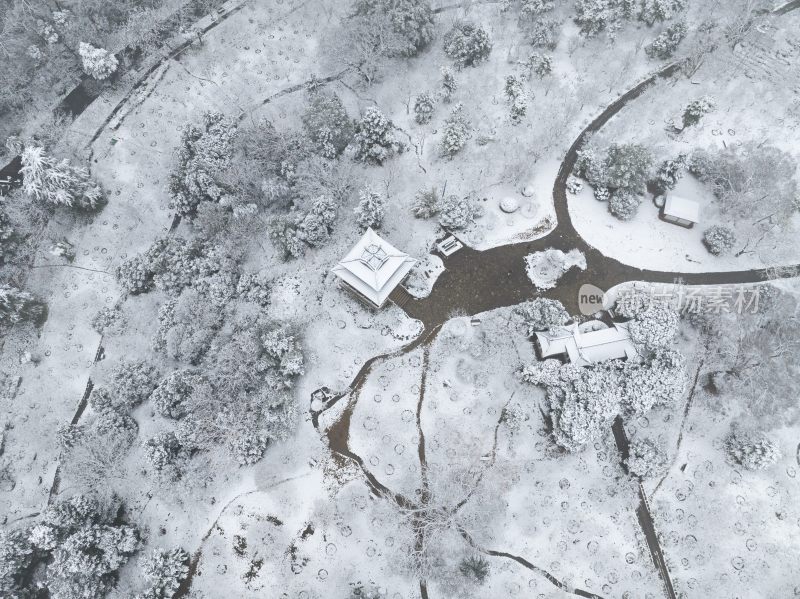 南京明孝陵雪景