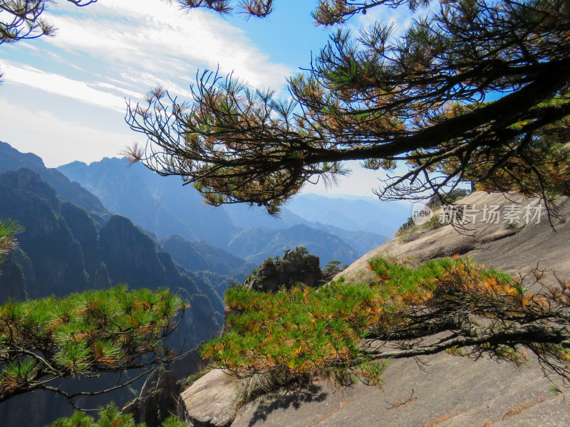 中国安徽黄山旅游风光